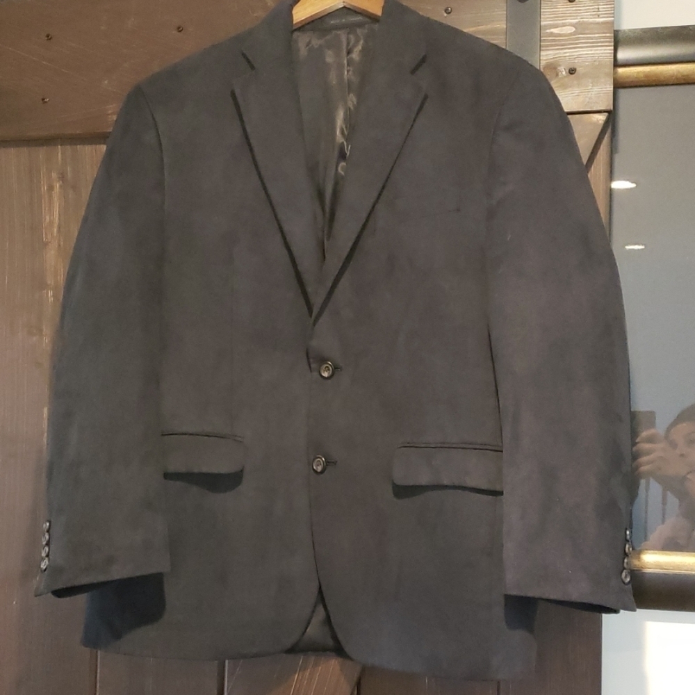 Lauren Ralph Lauren Black Velvet Sports Coat Sz 40S